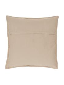 Katoenen kussenhoes Mads in beige, 100% katoen, Beige, B 50 x L 50 cm