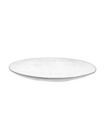 Handgemachte Speiseteller Nordic Sand, 4 Stück, Steingut, Hellgrau, Ø 26 cm