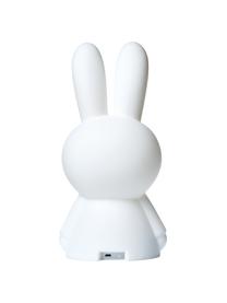 LED tafellamp Miffy First Light, Siliconen, vrij van BPA, Wit, B 15 x H 30 cm