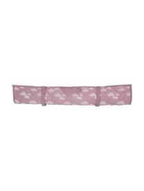 Couverture enfant Blanca, Tons roses, blanc, noir, larg. 100 x long. 100 cm