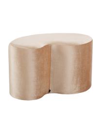 Tabouret velours Cloe, Beige