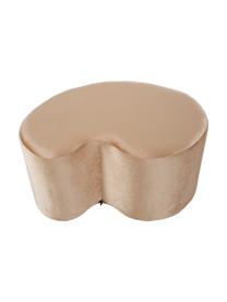 Tabouret velours Cloe, Beige