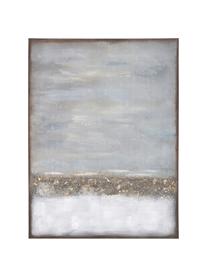 Ručně malovaný obraz na plátně Abstract Horizon, Modrá, více barev, Š 90 cm, V 120 cm