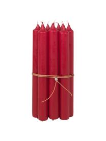 Velas candelabro Classic, 10 uds., Parafina, Rojo, Ø 2 x Al 19 cm