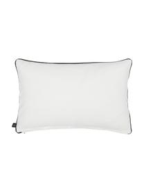 Poszewka na poduszkę z bawełny z haftem Terra Nova, 100% bawełna, Biały, beżowy, czarny, S 40 x D 60 cm