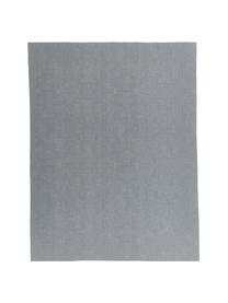 Mantel Alla antimanchas resinado, 50% algodón, 50% poliéster con revestimiento de resina, Gris oscuro, De 8 a 10 comensales (An 140 x L 280 cm)