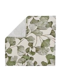 Servilletas de tela Gigi, 4 uds., 100% algodón, Beige, verde, An 45 x L 45 cm