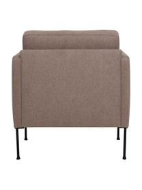 Poltrona Fluente, Rivestimento: 100% poliestere Con 115.0, Struttura: legno di pino massiccio, , Gambe: metallo verniciato a polv, Tessuto torrone, Larg. 74 x Prof. 85 cm