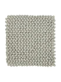 Housse de coussin gris clair Iona, Gris