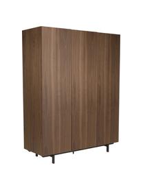 Drehtürenschrank Germina, 3-türig, Korpus: Mitteldichte Holzfaserpla, Braun, B 155 x H 200 cm