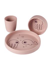 Geschirr-Set Sea Friends, 3-tlg., Silikon, lebensmittelecht
Silikon ist weich, haltbar, hitzebeständig und für die Verwendung in Mikrowelle, Ofen und Gefrierschrank geeignet, Rosa, Set mit verschiedenen Grössen