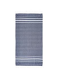 Fouta Surfside, 100% algodón, Azul oscuro, An 90 x L 170 cm