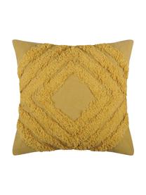 Coussin 40x40 jaune moutarde Greenmood, Jaune moutarde