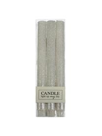 Candele a bastoncino Flair 3 pz, Cera, Argentato, Ø 3 x Alt. 27 cm