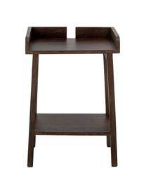 Stolik pomocniczy z drewna mangowego Clement, Drewno mangowe, Ciemny brązowy, S 40 x G 35 cm