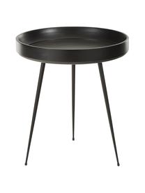 Table d'appoint ronde en bois de manguier Bowl, Bois de manguier laqué, Ø 46 x haut. 52 cm