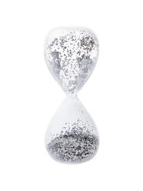 Dekorace Hourglass, Transparentní, stříbrná, Ø 7 cm, V 16 cm