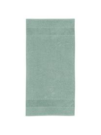 Asciugamano con motivo a nido d'ape Katharina, in varie misure, Verde, Asciugamano, Larg. 50 x Lung. 100 cm, 2 pz