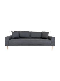 Sofa Andrew (3-osobowa), Tapicerka: poliester 30 000 cykli w , Nogi: drewno jodłowe, Szary, S 210 x G 93 cm