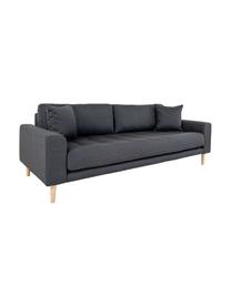 Sofa Andrew (3-osobowa), Tapicerka: poliester 30 000 cykli w , Nogi: drewno jodłowe, Szary, S 210 x G 93 cm