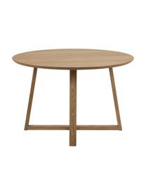 Kulatý jídelní stůl z březového dřeva Malika, Ø 120 cm, Olejované březové dřevo, Březové dřevo, Ø 120 cm