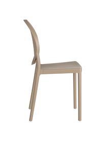 Silla de polipropileno Binster, Polipropileno, Beige, An 41 x Al 87 cm