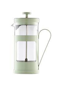 Cafetière Monaco, Acier inoxydable laqué, verre borosilicate, Transparent, menthe, 1 l