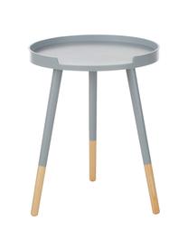 Table d'appoint ronde Ralph, Gris, beige