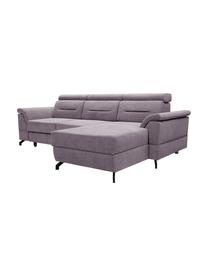 Sofa narożna z funkcją spania i miejscem do przechowywania Missouri (4-osobowa), Tapicerka: 100% poliester, Szary, S 259 x G 164 cm