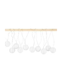 LED-Lichterkette Lampion, 450 cm, Lampions: Polyester, Weiss, L 450 cm