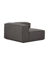 Module d'angle Lennon, Tissu anthracite, larg. 119 x prof. 119 cm, méridienne à gauche