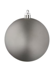 Boule de Noël Silvia, 46 élém., Plastique, Anthracite, Lot de différentes tailles