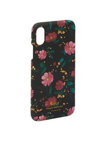 Telefoonhoesje met bloemenpatroon voor iPhone X, Siliconen, Multicolour, 7 x 15 cm