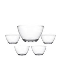 Servierschalen-Set Active, 5-tlg., Glas, Transparent, Set mit verschiedenen Größen