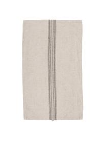 Theedoeken Jara, 2 stuks, Beige, zwart, B 43 x L 70 cm