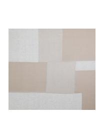 Adesivo murale Patchwork Beige, Tessuto non tessuto, Grigio chiaro, Larg. 300 x Alt. 280 cm