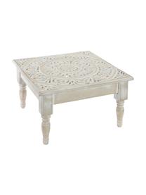 Mesa auxiliar Ethnic, Madera de pino
Tablero de fibras de desidad media (MDF), Blanco, An 45 x Al 26 cm