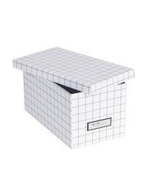 Pudełko do przechowywania Silvia, 2 szt., Biały, czarny, S 17 x W 15 cm