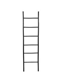 Ladderrek Safari van bamboehout, Gecoat bamboehout, Zwart, B 50 x H 190 cm