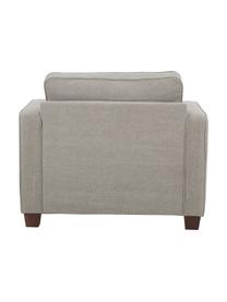 Fauteuil classique gris sable Warren, Tissu gris sable