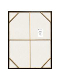 Handbeschilderde canvas Abstract Seven, Lichtblauw, oudroze, lichtbeige, B 90 x H 120 cm