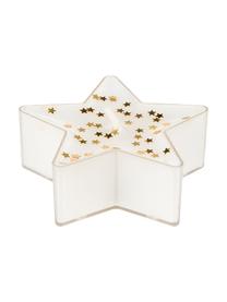 Velas tealight Gloria, 4 uds., Cera, Blanco, dorado, An 6 x Al 3 cm