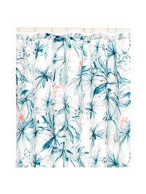 Duschvorhang Foglia mit tropischem Muster, 100% Polyester
Wasserabweisend, nicht wasserdicht, Weiss, Mehrfarbig, 180 x 200 cm