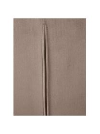 Sedia a poltrona in velluto Viggo, Rivestimento: velluto (poliestere) 50.0, Gambe: metallo verniciato a polv, Velluto taupe, Larg. 62 x Prof. 67 cm