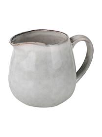 Lechera artesanal Nordic Sand, 300 ml, Cerámica de gres, Gris claro, Ø 12 x Al 9 cm