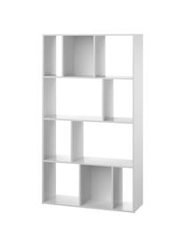 Libreria bianca Toronto, Truciolare nobilitato, Bianco, Larg. 98 x Alt. 181 cm