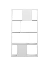 Libreria bianca Toronto, Truciolare nobilitato, Bianco, Larg. 98 x Alt. 181 cm