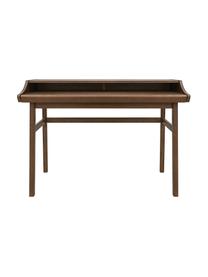 Ausziehbarer Schreibtisch Carteret, 115 x 44 - 68 cm, Beine: Eichenholz, massiv, gebei, Tischplatte: Spanplatte mit Eichenholz, Eichenholz, B 115 x T 44 cm