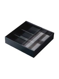 Portaposate estraibile Tower, Plastica, Nero, Larg. 25 x Alt. 6 cm