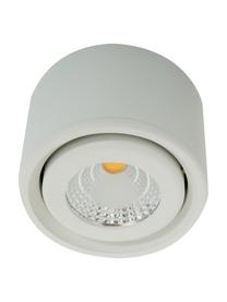 Faretto da soffitto bianco Anzio, Cornice: alluminio rivestito, Bianco, Ø 8 x Alt. 5 cm